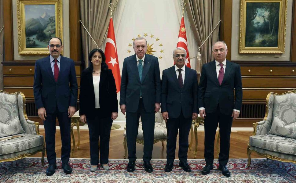 Cumhurbaşkanı Erdoğan DEM Parti heyetini kabul etti