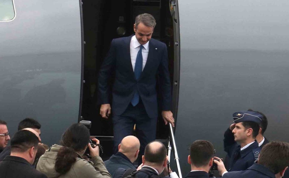 Yunanistan Başbakanı Miçotakis, Cumhurbaşkanı Erdoğan ile görüşmek üzere Ankara'da