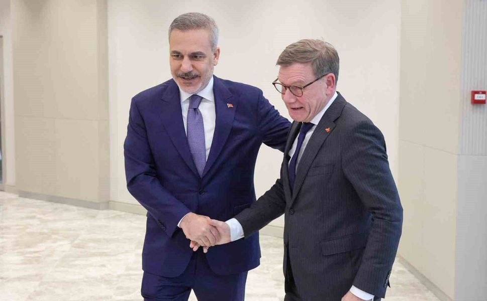 Bakan Fidan, Almanya Federal Cumhuriyeti Dışişleri Bakanı Johann David Wadephul ile Ankara'da bir araya geldi