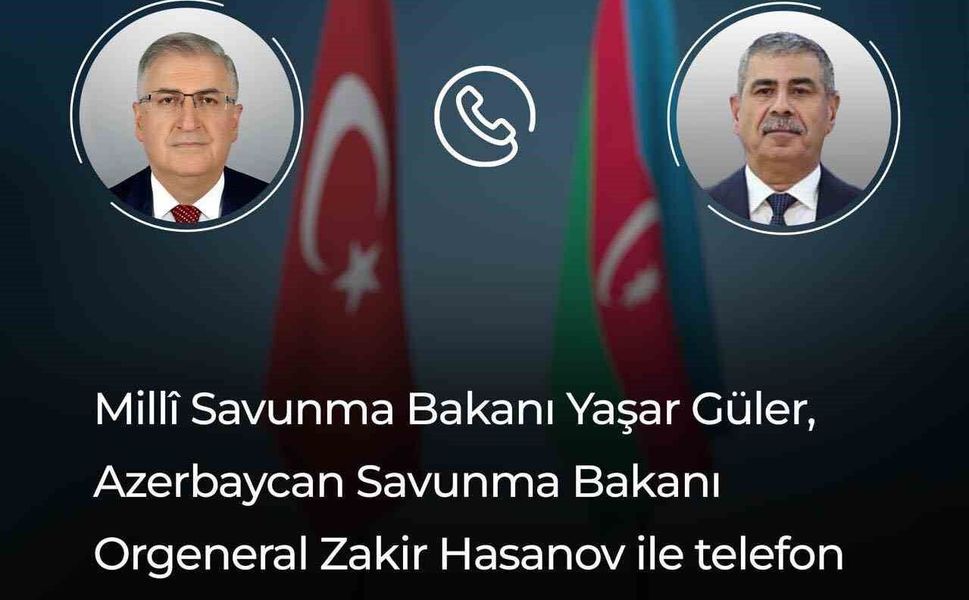 Bakan Güler, Azerbaycanlı mevkidaşı ile telefonda görüştü
