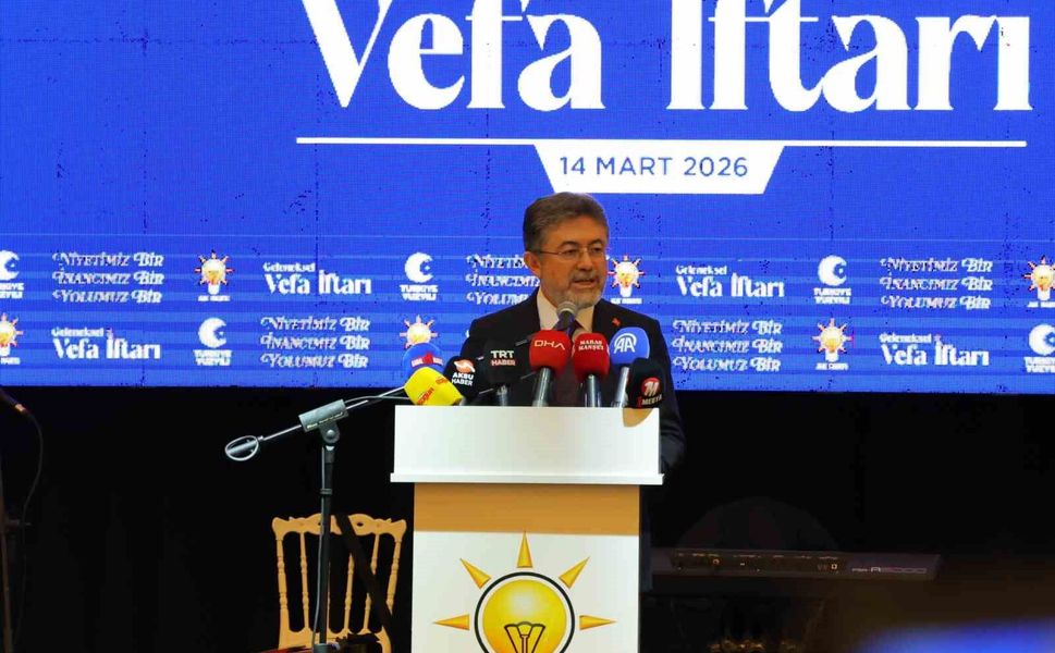 Bakan Yumaklı: 'Biz bölgemizde huzurun hakim olmasını isteyen bir ülkeyiz'