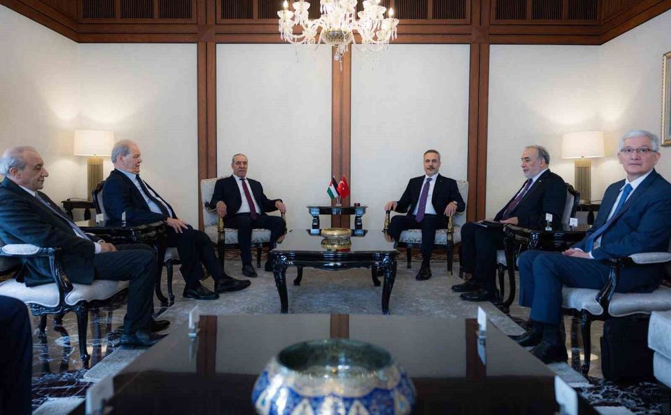 Dışişleri Bakanı Fidan, Filistin Devlet Başkan Yardımcısı Şeyh ile görüştü