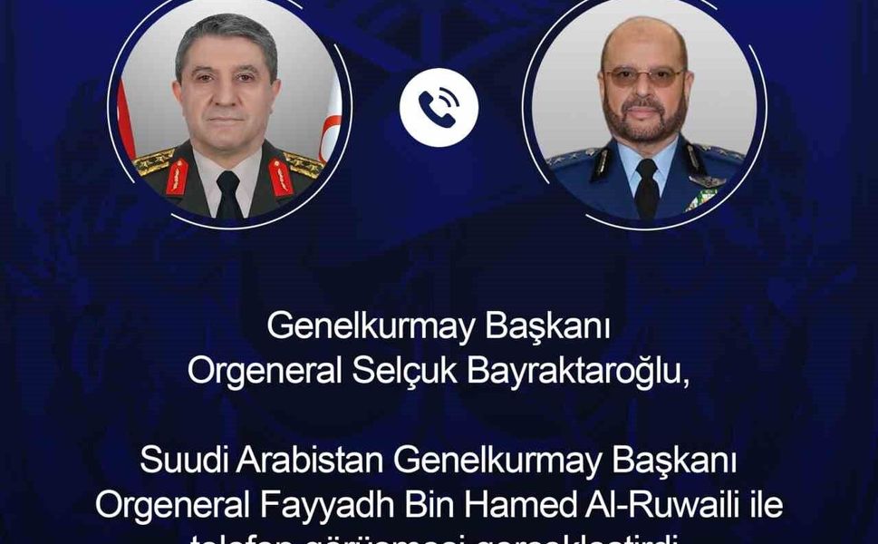 Genelkurmay Başkanı Orgeneral Bayraktaroğlu, Suudi Arabistanlı mevkidaşı ile görüştü