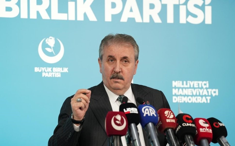 BBP Genel Başkanı Destici: 'PKK'nın siyasi uzantıları, Türk siyasetini enfekte etmeye ve açık provokasyonlarına devam etmektedir'