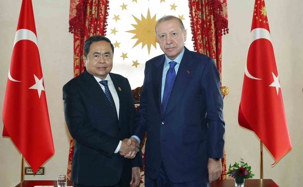 Cumhurbaşkanı Erdoğan, Vietnam Meclis Başkanı Thanh Man'ı kabul etti