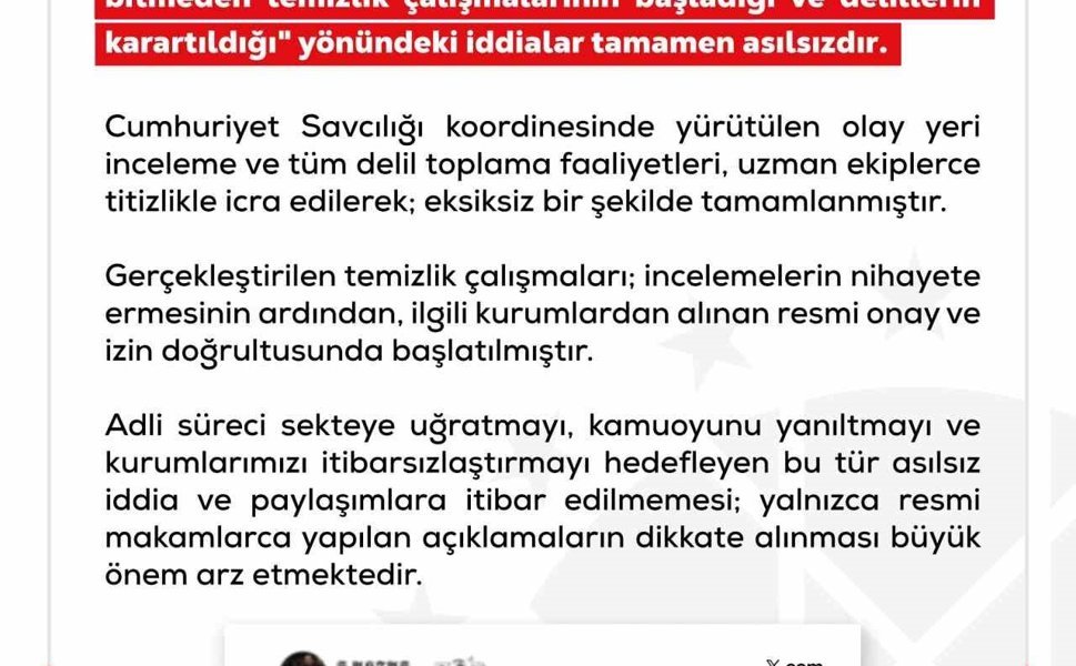 Dezenformasyonla Mücadele Merkezi'nden lisedeki saldırıda 'delillerin karartıldığı' iddiasına yalanlama
