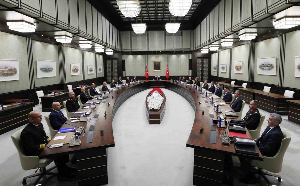 Milli Güvenlik Kurulu, Cumhurbaşkanı Recep Tayyip Erdoğan'ın başkanlığında toplandı.