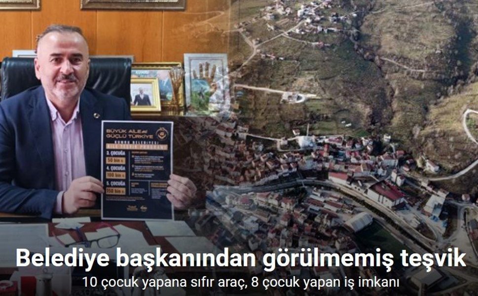 “Büyük aile” projesi: 10 çocuk yapanlara sıfır araç verilecek
