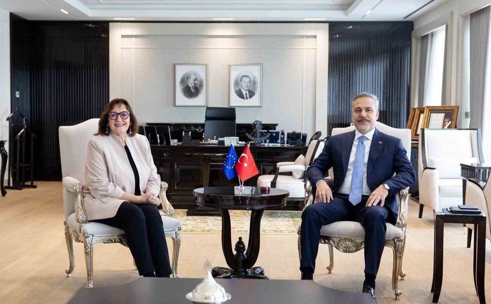 Bakan Fidan, Akdeniz Komiseri Suica ile görüştü