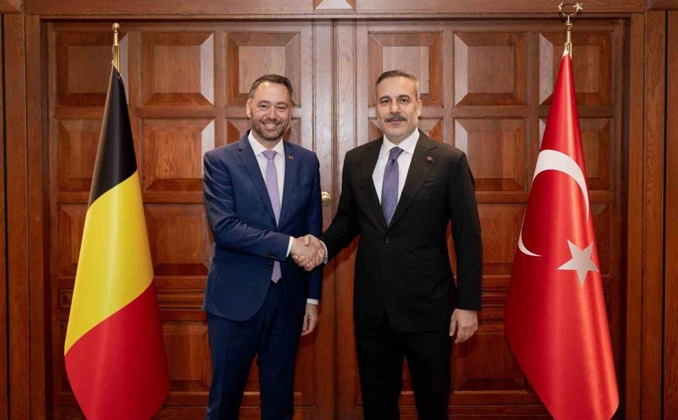 Bakan Fidan, Belçikalı mevkidaşı Prevot ile bir araya geldi