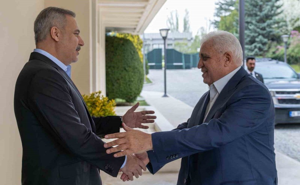 Bakan Fidan, Haşdi Şabi Komisyonu Başkanı el-Feyyad ile bir araya geldi