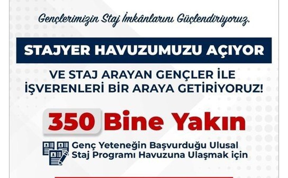 Bakan Işıkhan: 'Ulusal Staj Programı'na bugüne kadar yaklaşık 350 bin başvuru yapıldı'