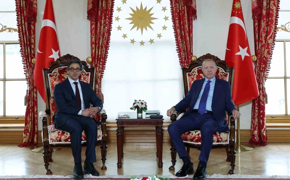 Cumhurbaşkanı Erdoğan, BAE Devlet Başkan Yardımcısı Al Nahyan'ı kabul etti