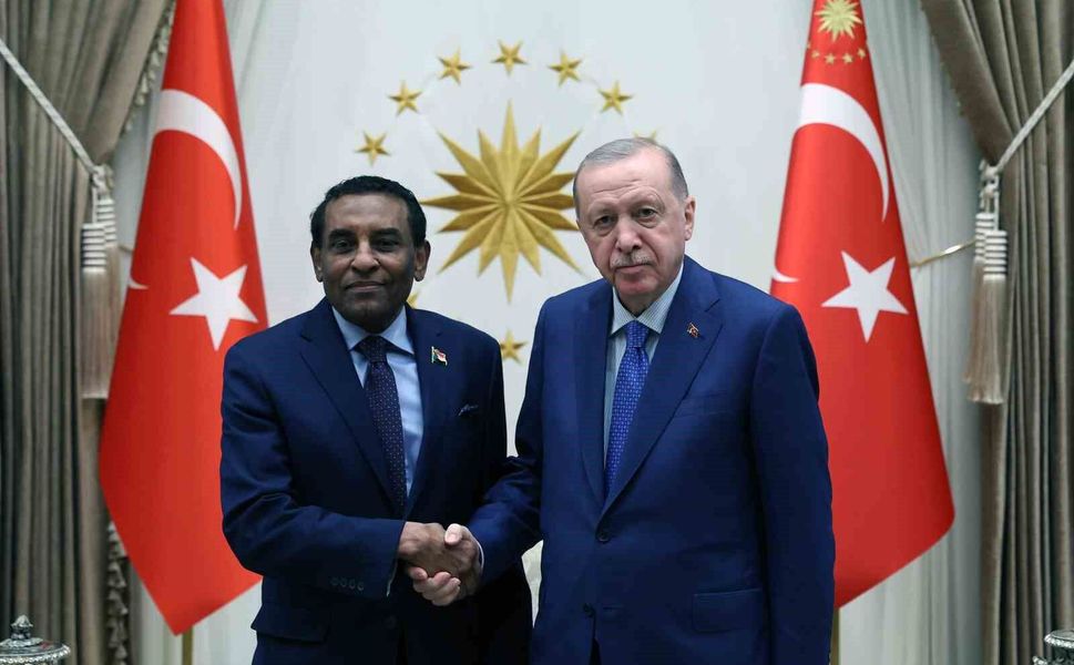 Cumhurbaşkanı Erdoğan, Sudan Başbakanı Kamil İdris'i kabul etti