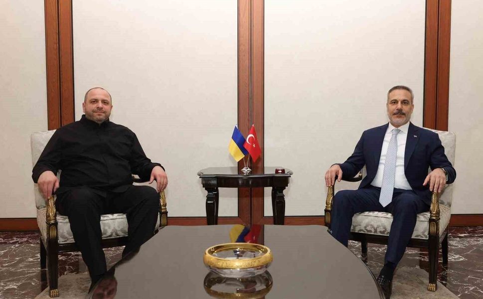 Dışişleri Bakanı Fidan, Ukrayna Ulusal Güvenlik ve Savunma Konseyi Sekreteri Umerov ile görüştü
