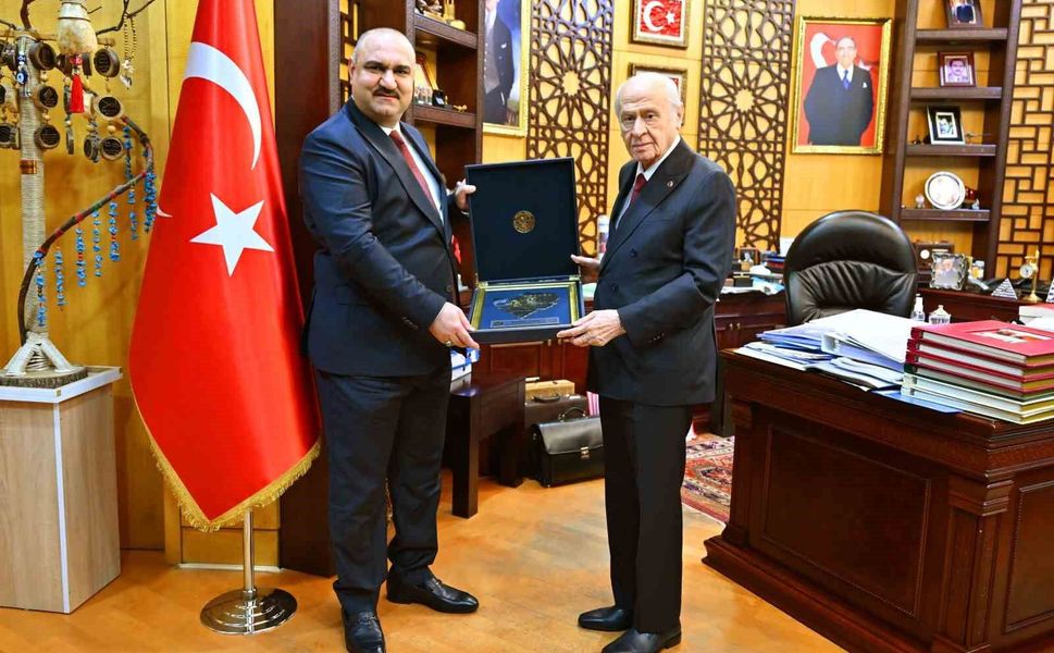 MHP Lideri Bahçeli, Kerkük Valisi Ağa'yı kabul etti