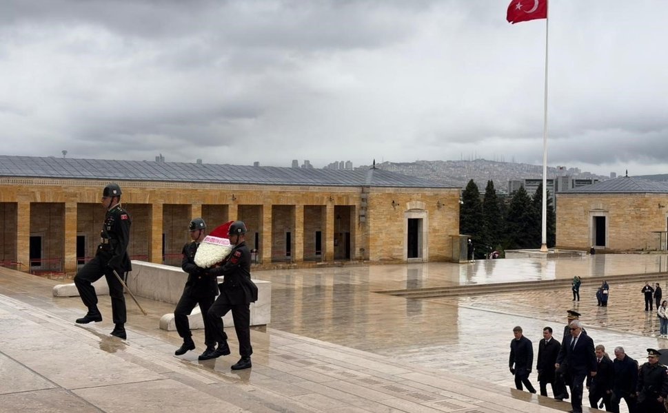Rusya'nın Ankara Büyükelçisi Vershinin'den Anıtkabir'e ziyaret