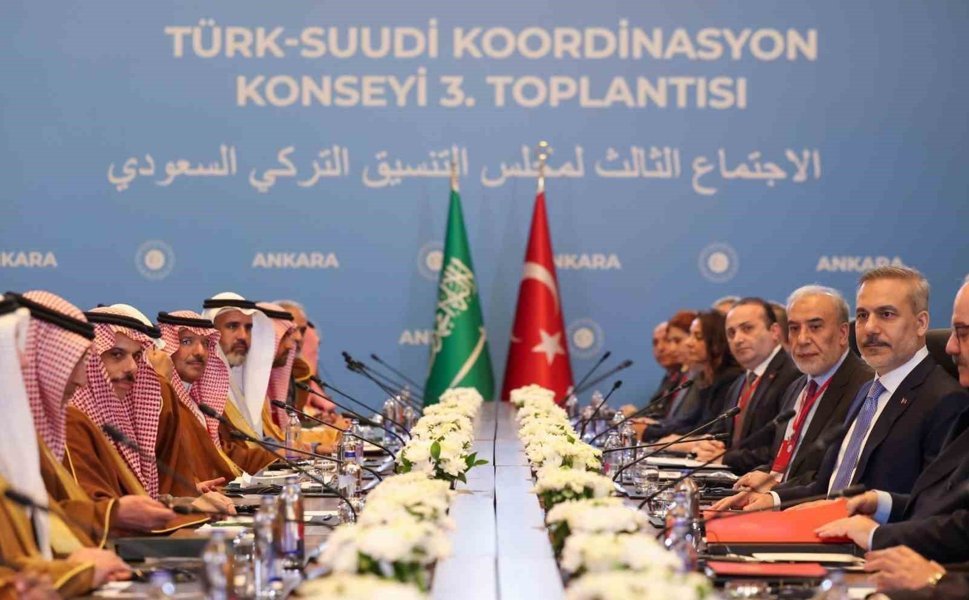 Türk-Suudi Koordinasyon Konseyi Üçüncü Toplantısı Ankara'da gerçekleşti