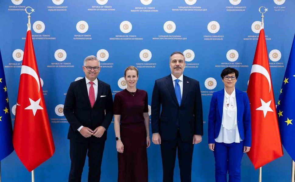Bakan Fidan, AB Komisyonu Başkan Yardımcısı Kallas ve beraberindeki heyetle bir araya geldi