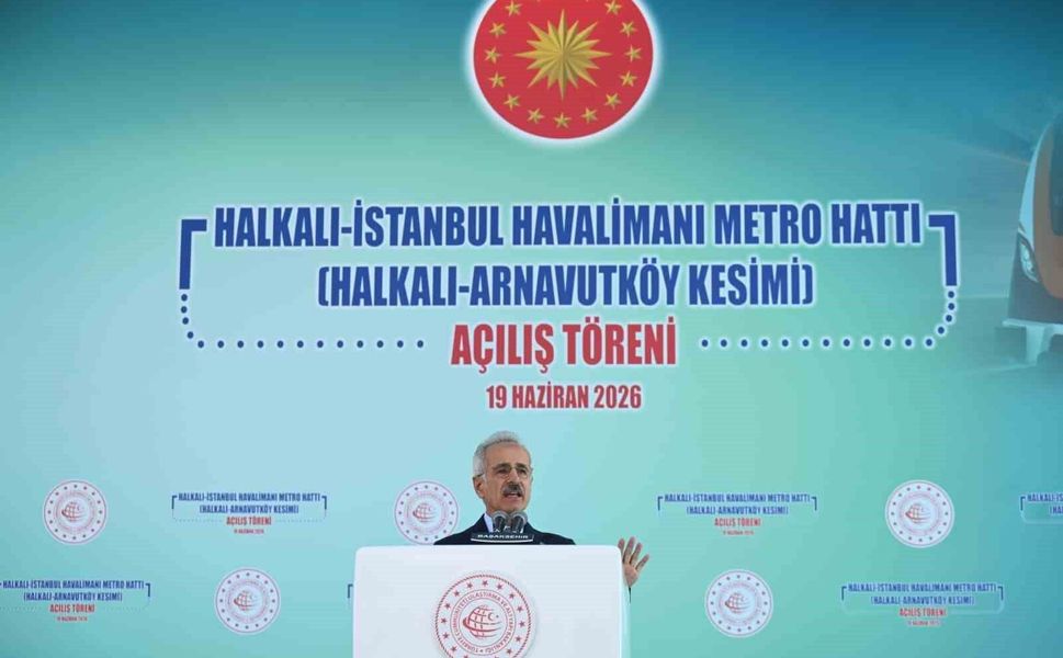 Bakan Uraloğlu: 'Bakanlığımızca İstanbul'a kazandırılan toplam raylı sistem hattı uzunluğu 180 kilometreye ulaştı'