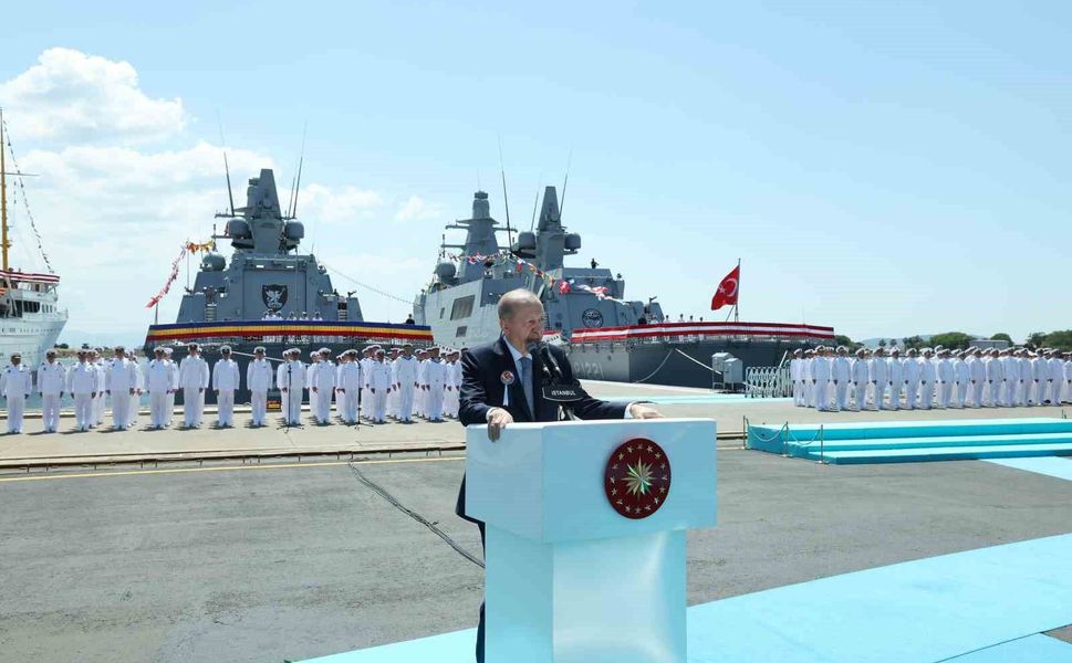 Cumhurbaşkanı Erdoğan: 'Askeri gemi inşa sanayimiz, 103 yıllık cumhuriyet tarihimizin en yoğun ve en verimli günlerini yaşıyor'