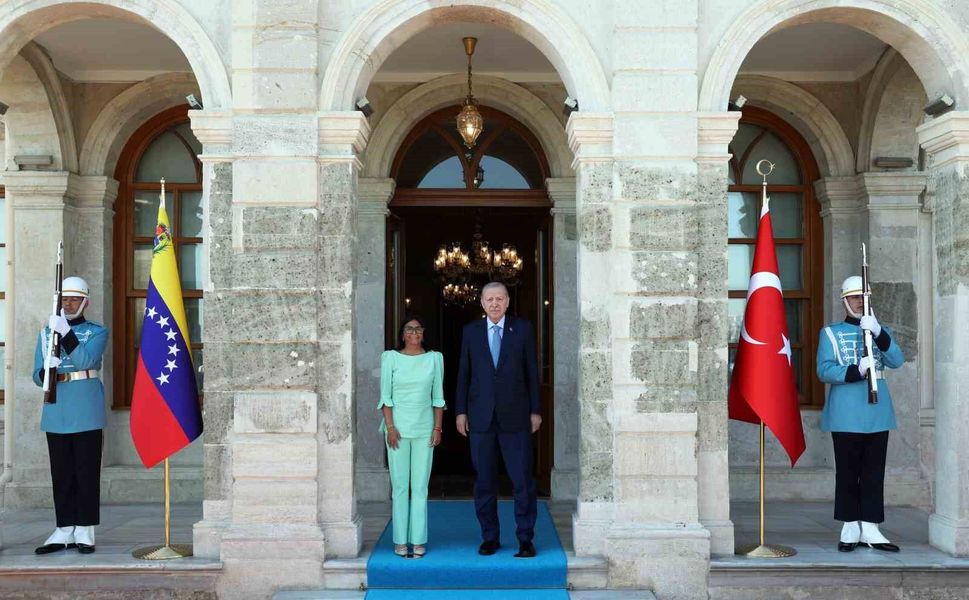 Cumhurbaşkanı Erdoğan, Venezuela Cumhurbaşkanı Vekili Rodriuez ile görüştü