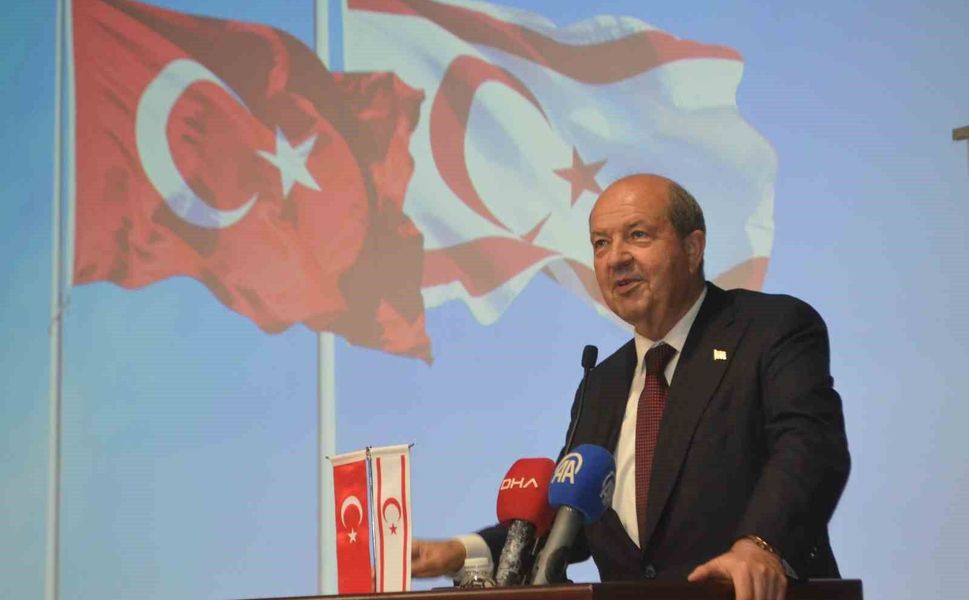 Eski KKTC Cumhurbaşkanı Tatar: 'Ana vatan, yavru vatan, mavi vatan ve gök vatan anlayışıyla geleceğe güçlü adımlarla yürüyoruz'