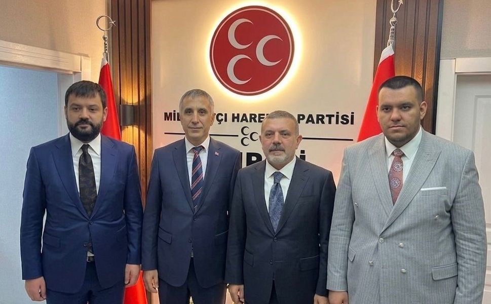 Sincan Belediye Başkanı Ercan'dan MHP'ye ziyaret