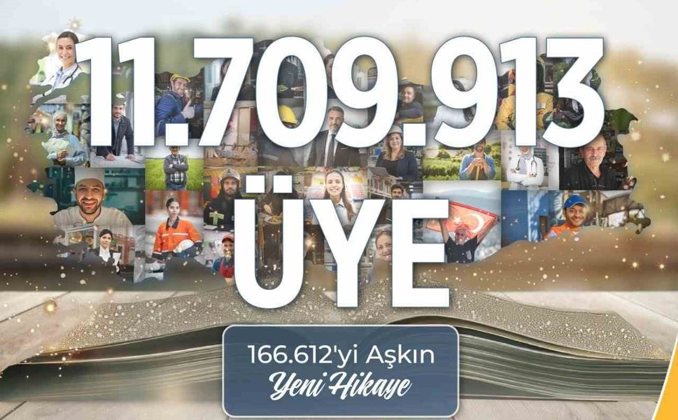 AK Parti 11 milyon 709 bin 913 üyeye ulaştı