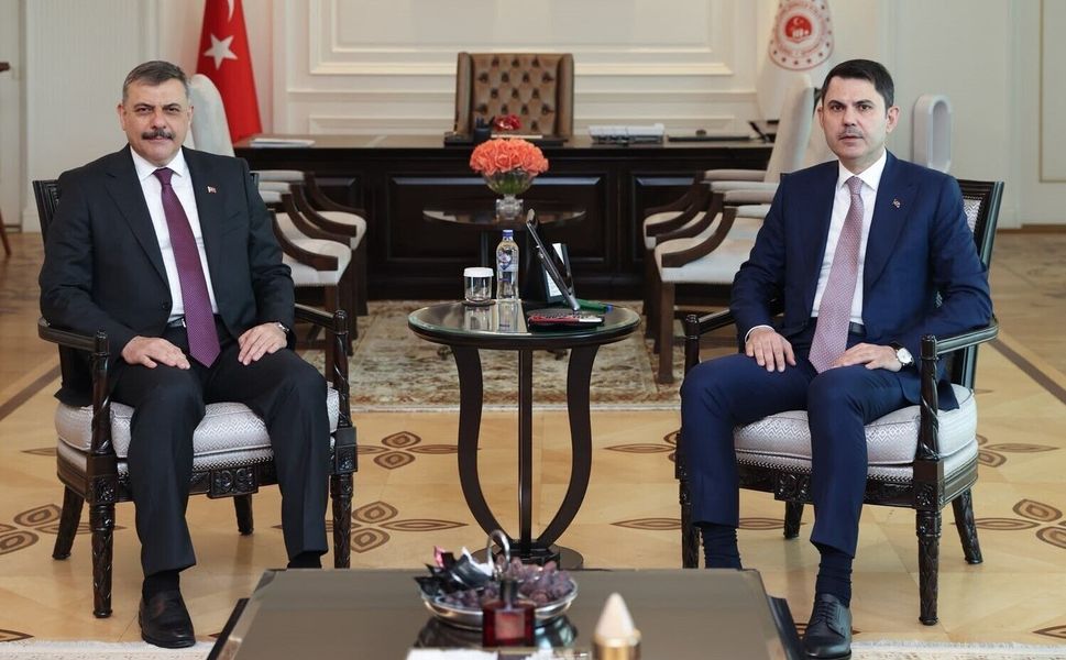 Bakan Çiftçi'den Bakan Kurum'a ziyaret