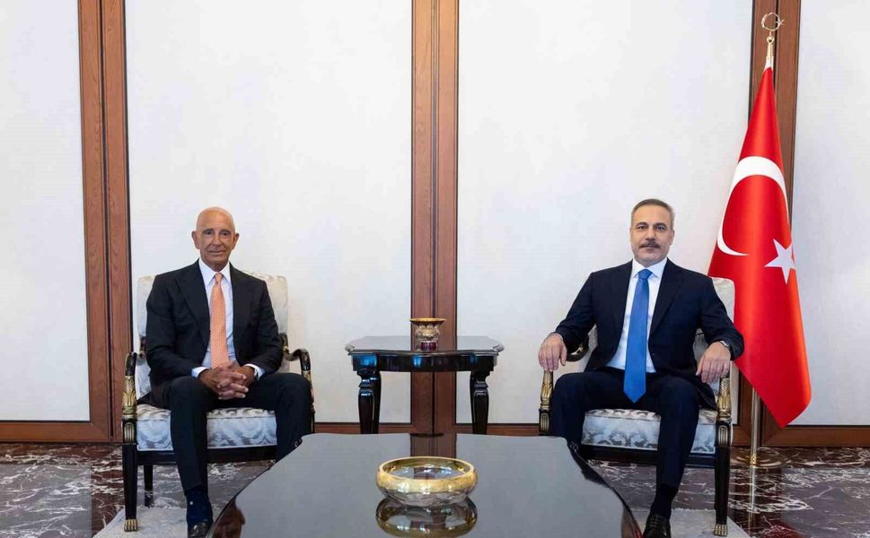 Bakan Fidan, ABD'nin Ankara Büyükelçisi Tom Barrack'ı kabul etti