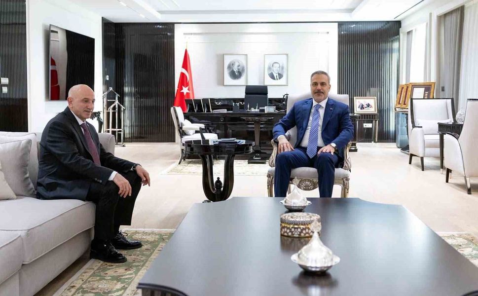 Bakan Fidan, Ankara İl Emniyet Müdürü Yüksek'i kabul etti