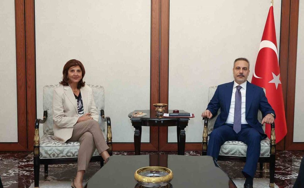 Bakan Fidan, BM Genel Sekreteri'nin Kıbrıs Konusunda Şahsi Temsilcisi Cuellar'ı kabul etti
