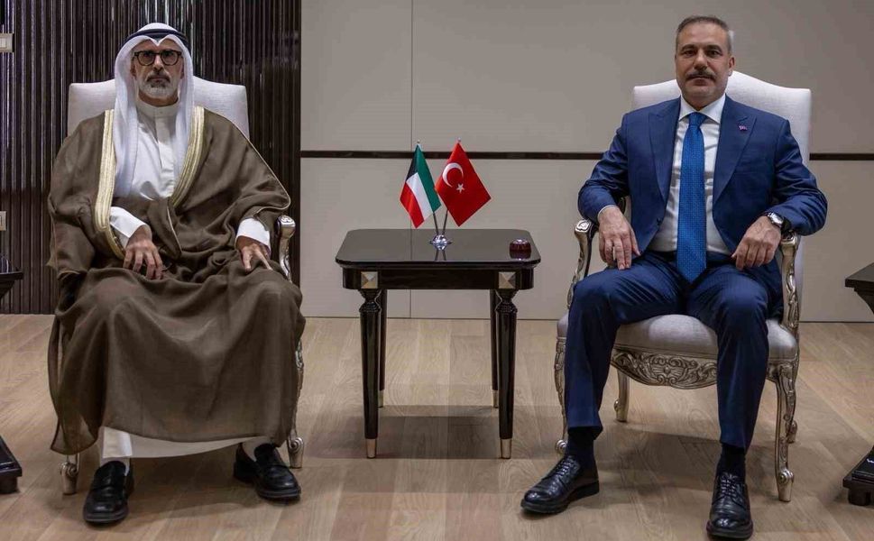 Bakan Fidan, Kuveytli mevkidaşı ile bir araya geldi