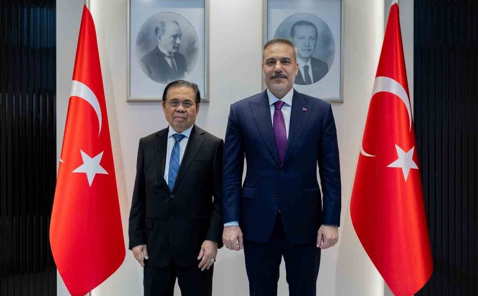 Bakan Fidan, Moro İslam Kurtuluş Cephesi lideri İbrahim'i kabul etti