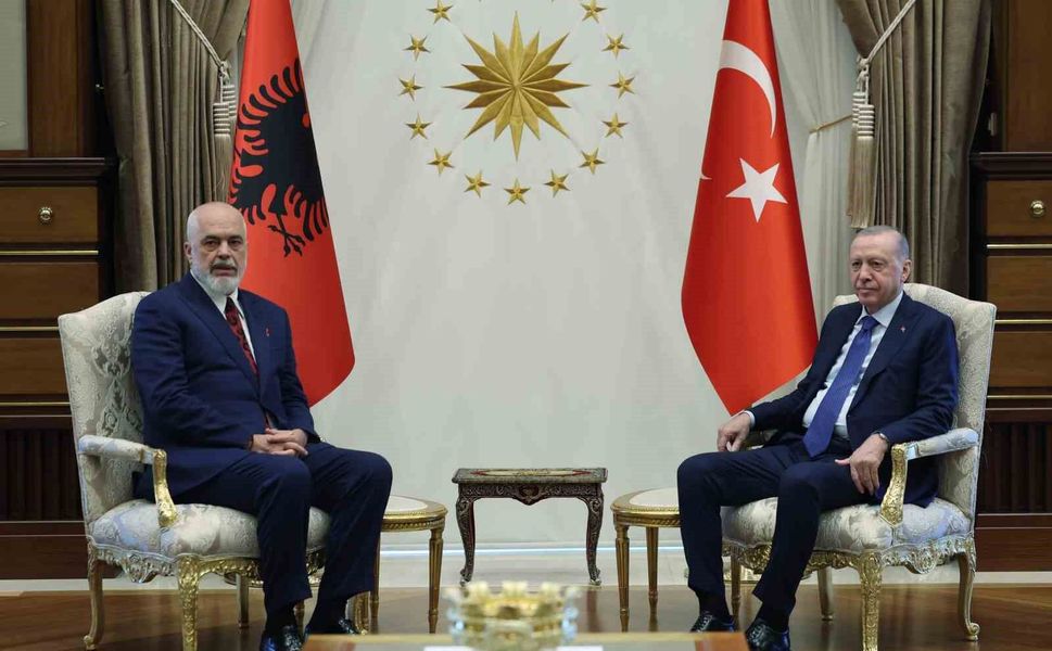 Cumhurbaşkanı Erdoğan, Arnavutluk Başbakanı Edi Rama ile görüştü