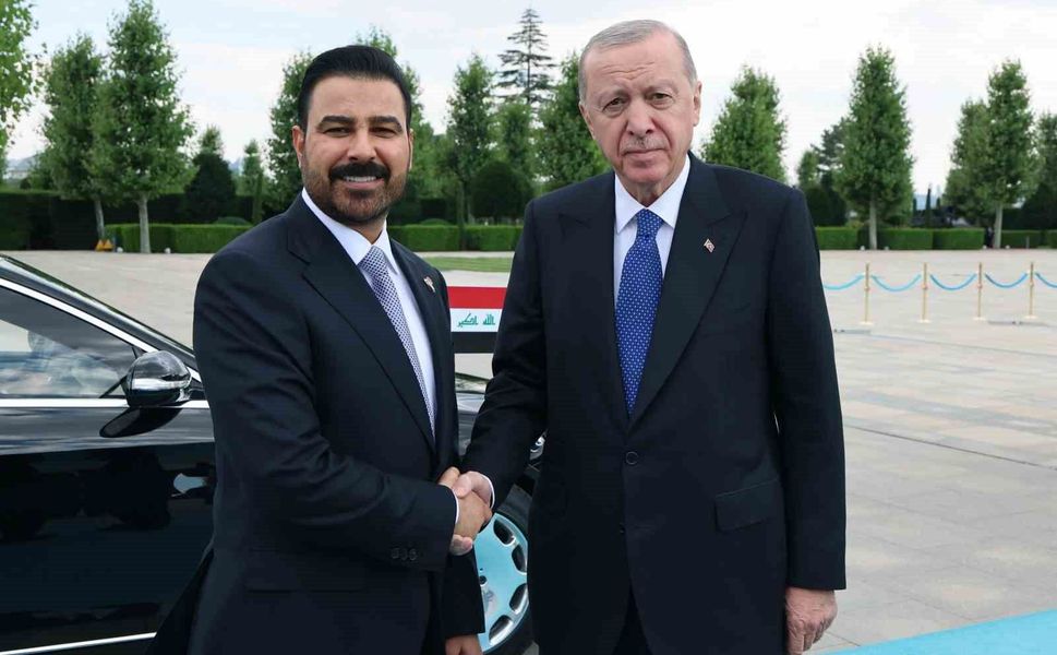 Cumhurbaşkanı Erdoğan, Irak Başbakanı Zeydi'yi törenle karşıladı