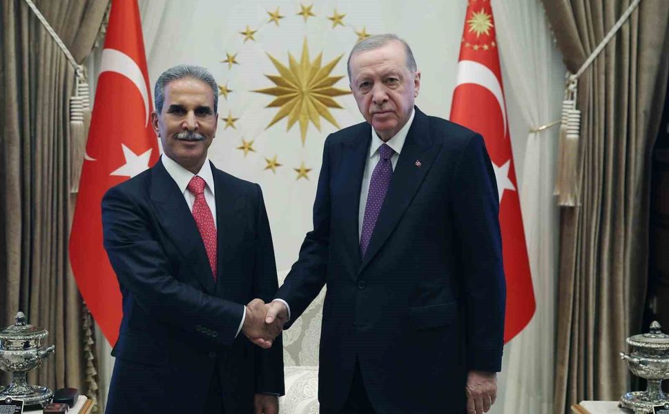 Cumhurbaşkanı Erdoğan Irak Yüksek Yargı Konseyi Başkanı Zeydan'ı kabul etti