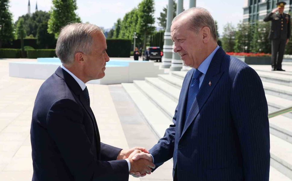 Cumhurbaşkanı Erdoğan, Kanada Başbakanı Mark Carney'i kabul etti