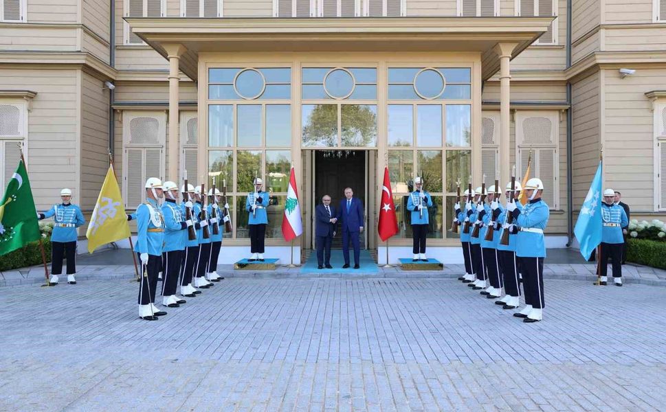 Cumhurbaşkanı Erdoğan, Lübnan Başbakanı Selam'ı kabul etti