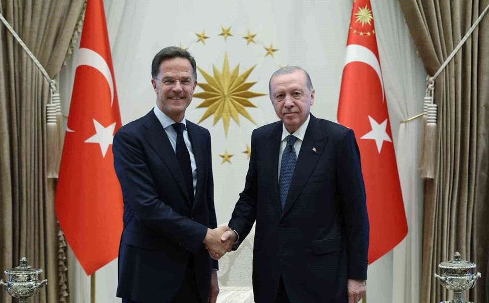 Cumhurbaşkanı Erdoğan, NATO Genel Sekreteri Rutte'yi kabul etti