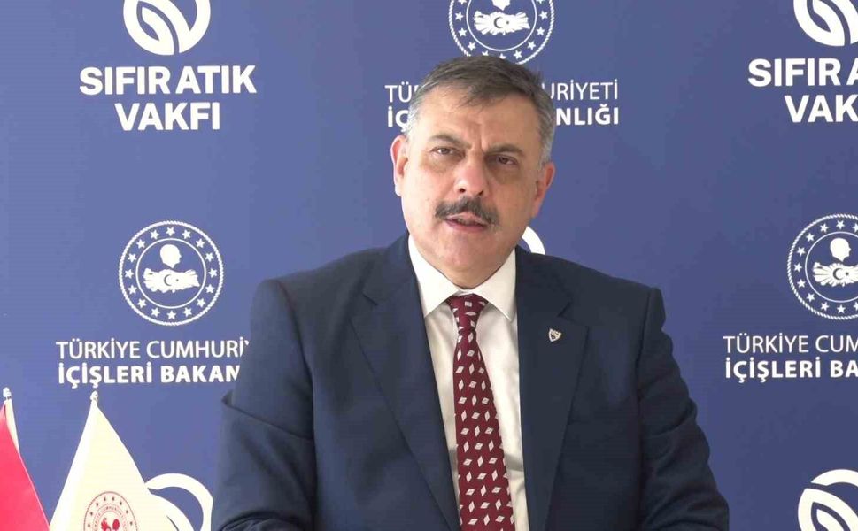 İçişleri Bakanı Çiftçi: 'Sıfır atık konusunda Sıfır Atık Vakfımızla beraber iş ve güç birliği yapıyoruz'