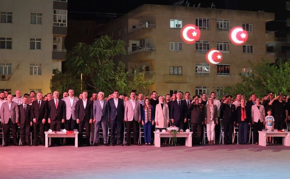 Mardin'de 15 Temmuz Demokrasi ve Milli Birlik Günü anma programı düzenlendi