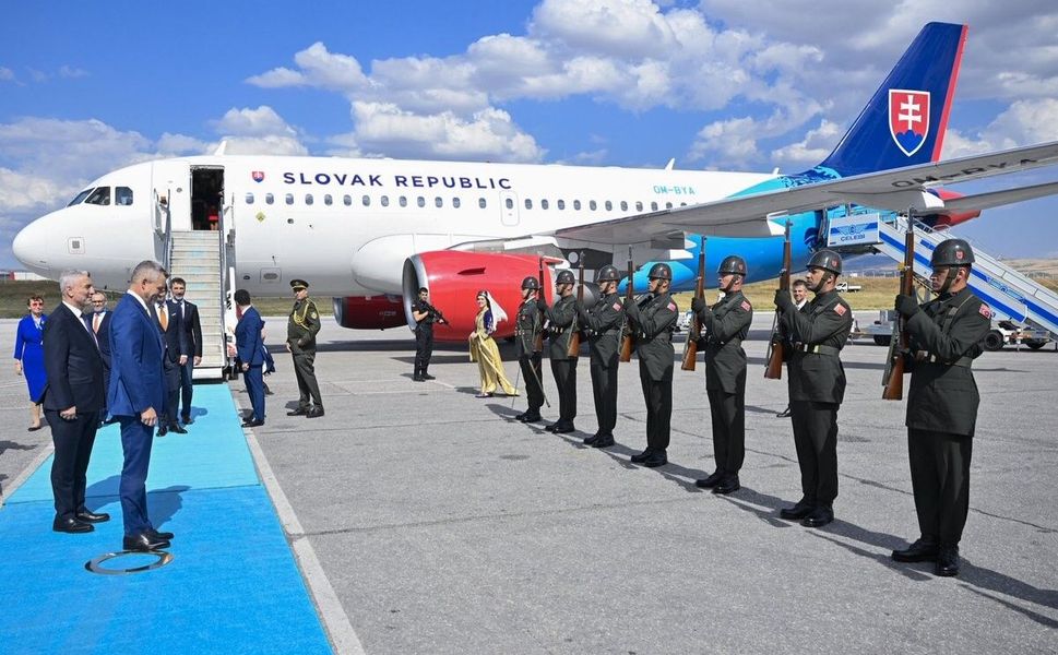 Slovakya Cumhurbaşkanı Pellegrini ve Slovenya Başbakanı Jansa Ankara'da
