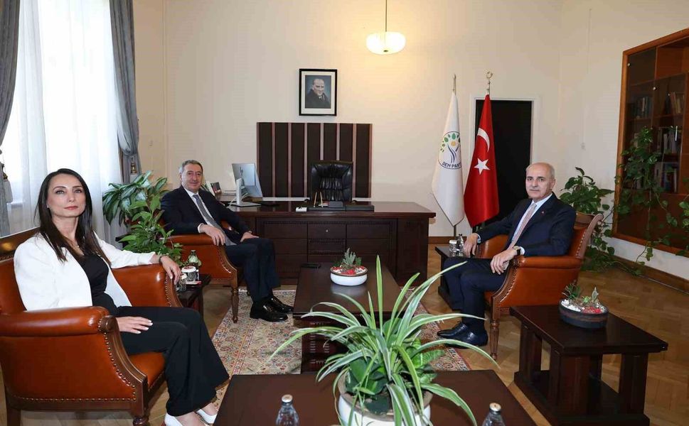 TBMM Başkanı Kurtulmuş, DEM Parti Grubu'nu ziyaret etti