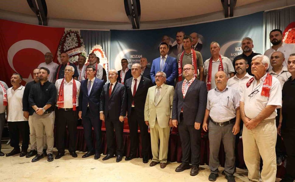 Kozan MHP'de yeni başkan Yusuf Seğmen oldu