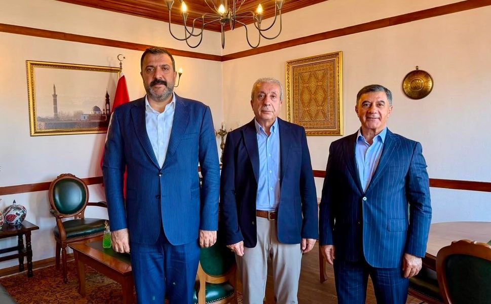 Mustafa Fidan ve Engin Yeşil'den Mehmet Mehdi Eker'e Ziyaret