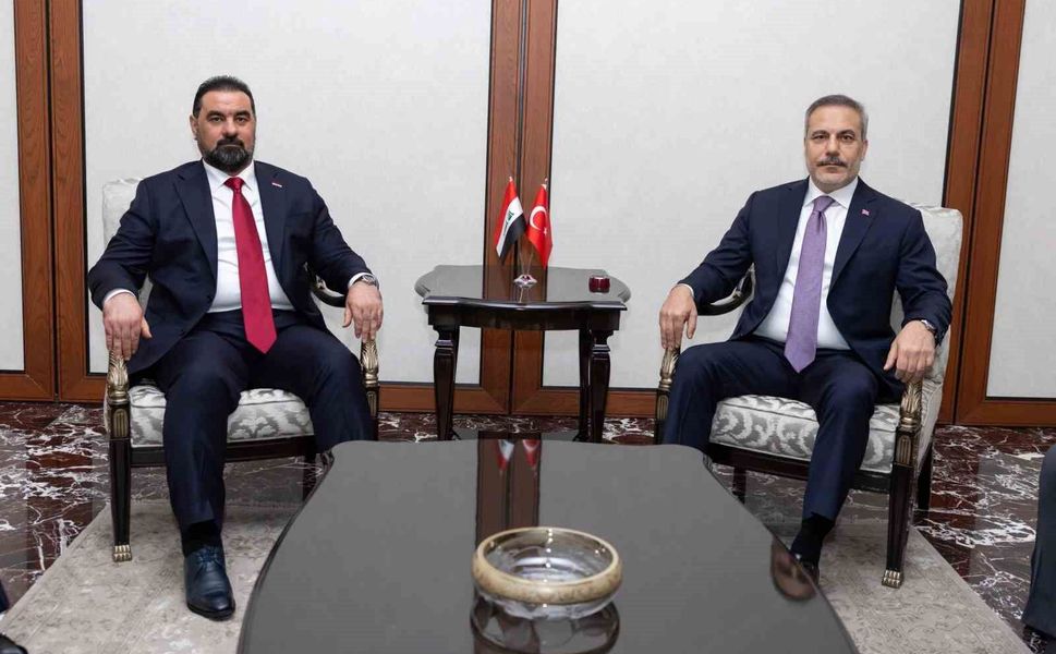 Bakan Fidan, Irak Temsilciler Meclisi Başkanı Halbusi ile görüştü