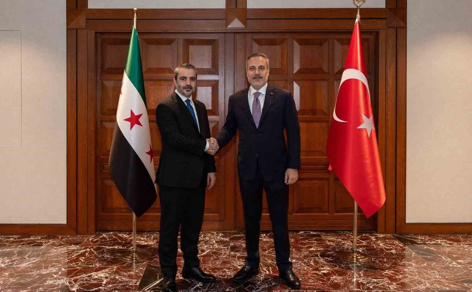 Bakan Fidan, Suriyeli mevkidaşı Şeybani ile görüştü