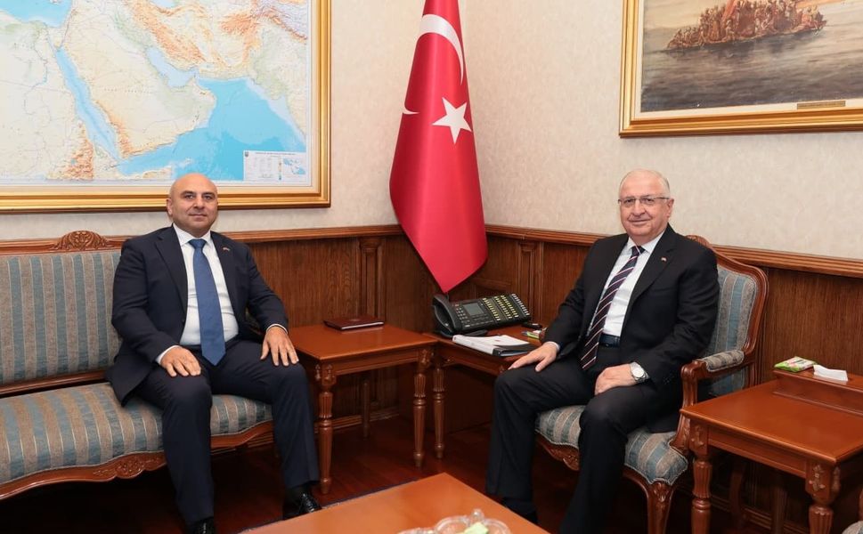 Bakan Güler, Azerbaycan'ın Ankara Büyükelçisi Aslanov ile görüştü